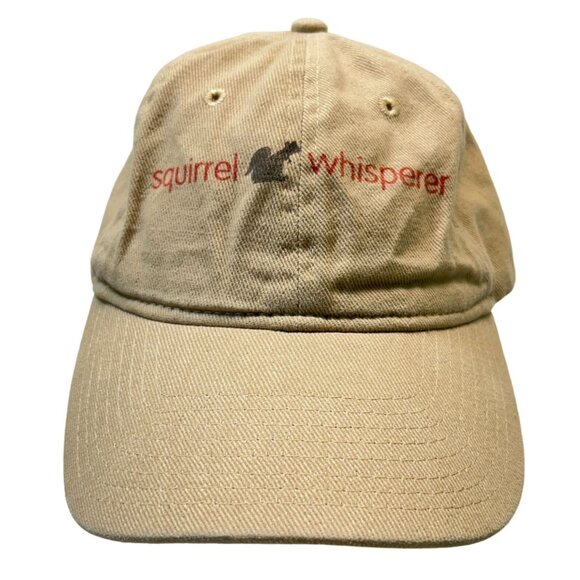 Squirrel Whisperer Baseball Cap Adjustable Hat Tan Funny Novelty - Picture 8 of 8